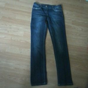 Boot Cut Youth Jeans Embroidered back